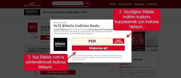 Biletixindirim kodu