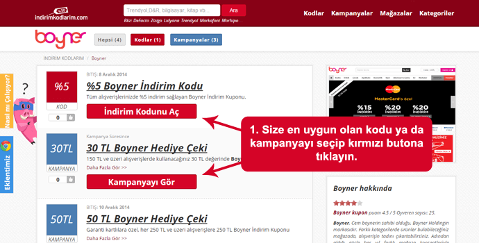 boyner indirim kodu kullanımı boyner indirim kodu