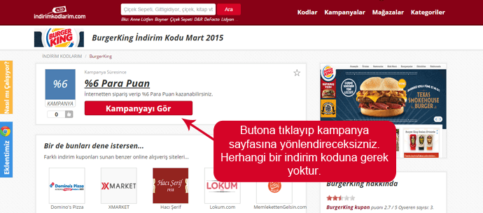 burger king kampanyaları