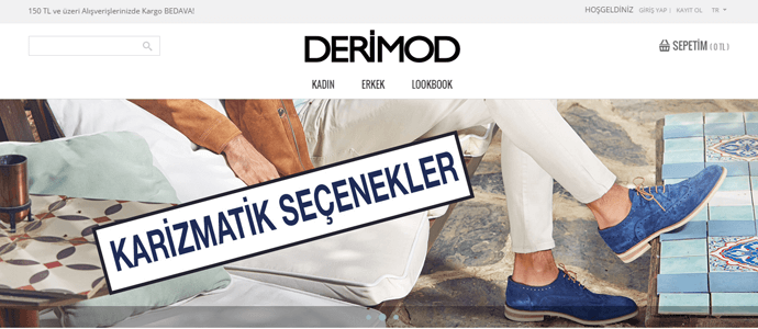Derimod online mağazası Derimod online mağazası