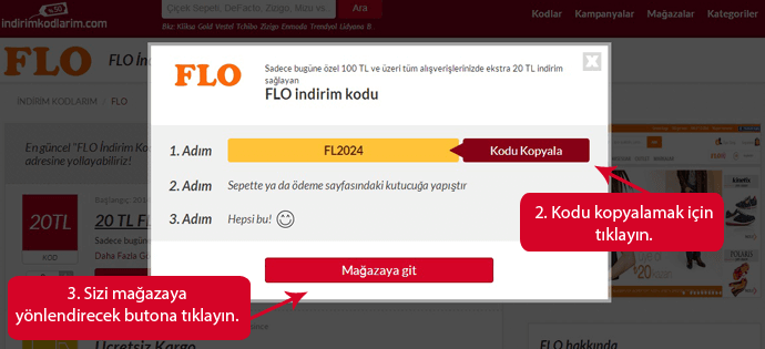 Flo indirim kuponları Flo indirim kuponları