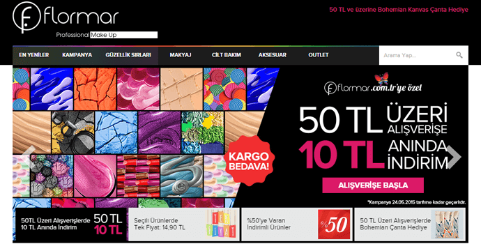 Flormar mağazası ürünleri