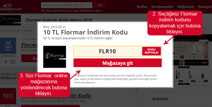 Flormar indirim kodu