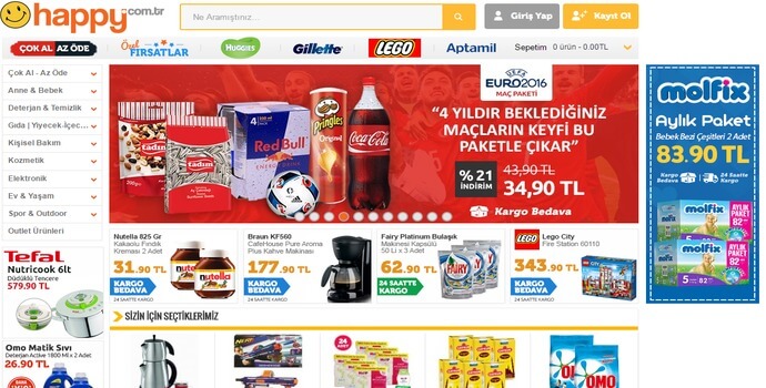 happy center katalog Happy.com.tr mağazası ürünleri