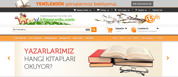 Kitapyurdu - yeni, popüler ve en çok satan kitaplar