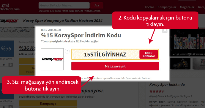 Korayspor İndirim Kuponları Korayspor İndirim Kuponları