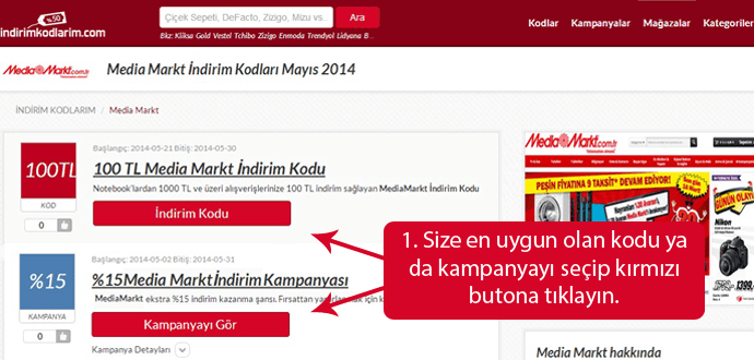 Media Markt indirim kodu Media Markt indirim kuponu