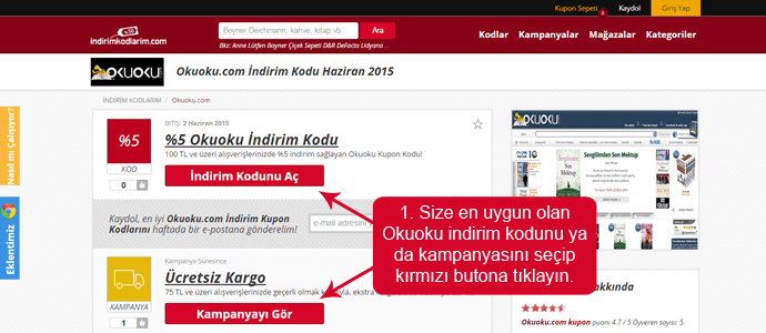 Kitapsepeti indirim kodları ve kampanyaları