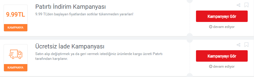 Picodi sitesinden Sefamerve satış