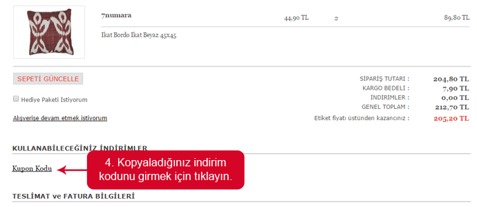 kupon kodu Pera Bulvarı