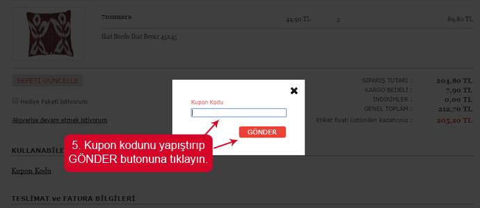 indirim kuponu Pera Bulvarı