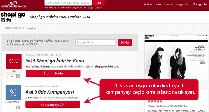 Shopigo İndirim Kuponu Shopigo İndirim Kuponu