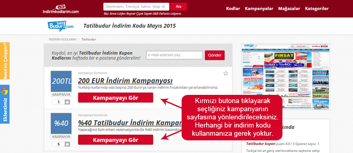 Picodi sitesinden Tatilbudur indirim kodu