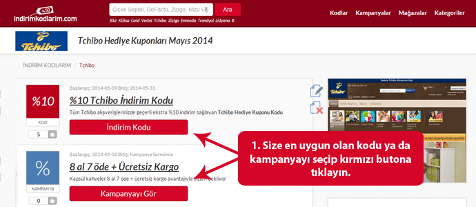 Tchibo Hediye Kodları Tchibo Hediye Kodu