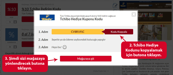 Tchibo Hediye Kodu Tchibo Hediye Kodu Kullanımı