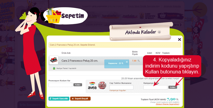 kampanya kodu Toyzz Shop