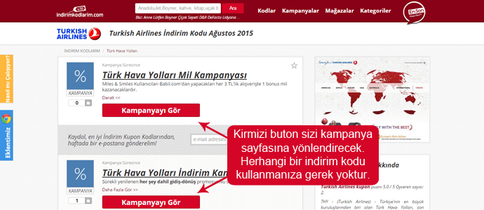 THY indirim fırsatları THY indirim fırsatları