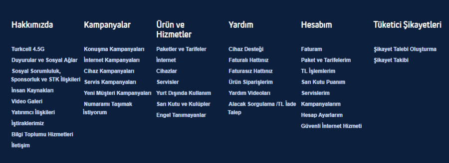 Turkcell mağazası ürünleri