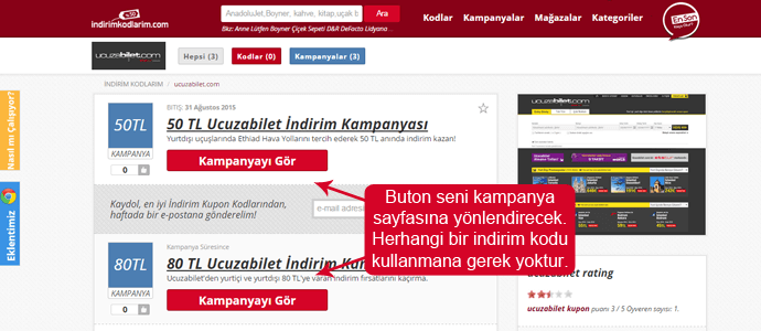 Ucuzabilet.com indirim fırsatları Picodi sitesinden Ucuzabilet indirim kodu