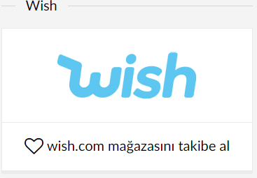 wish mağazası