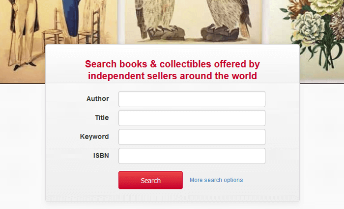 AbeBooks search AbeBooks search