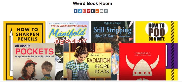 AbeBooks weird book room AbeBooks weird book room