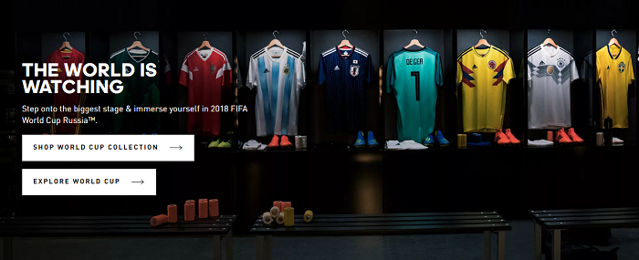 Find everything you need on Adidas website