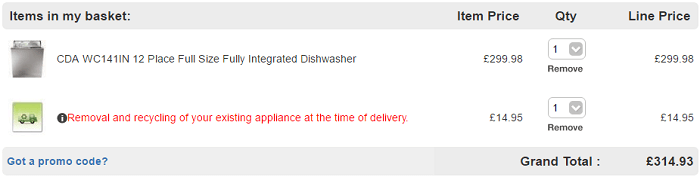 Appliances Direct checkout Appliances Direct checkout