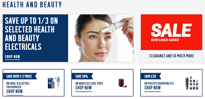 Health and beauty products