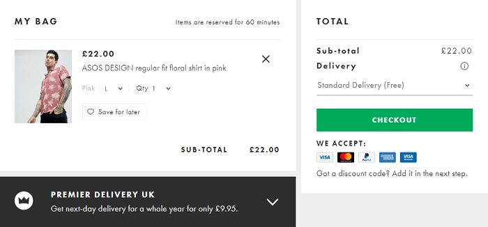 Asos new deals member promo code