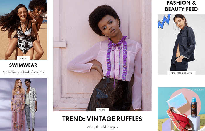 Visit ASOS’ website today