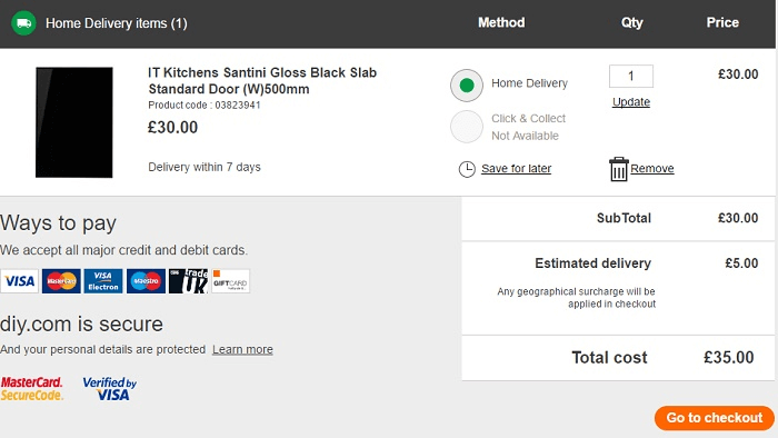 B&Q basket B&Q basket