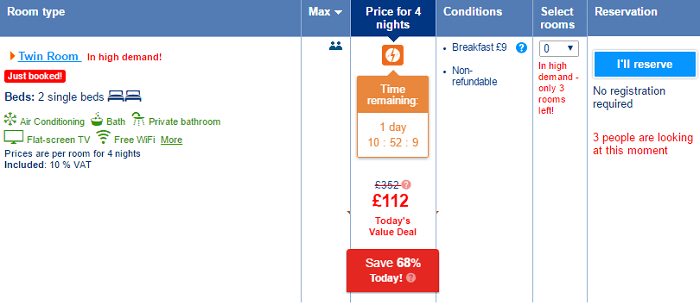 Booking at Booking.com 123