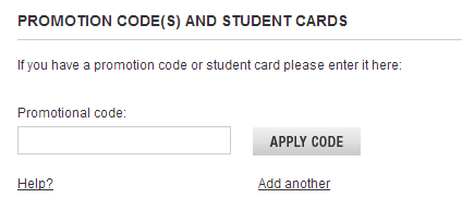 box that you need to enter your Burton promotional code in Burton promotional code box