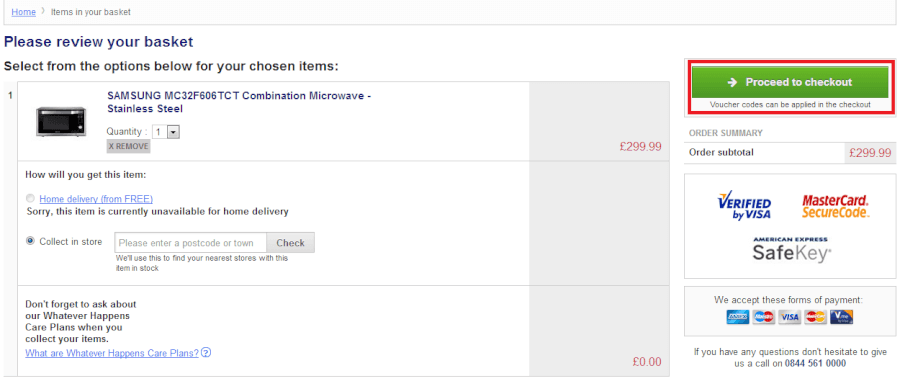 Currys basket Currys basket