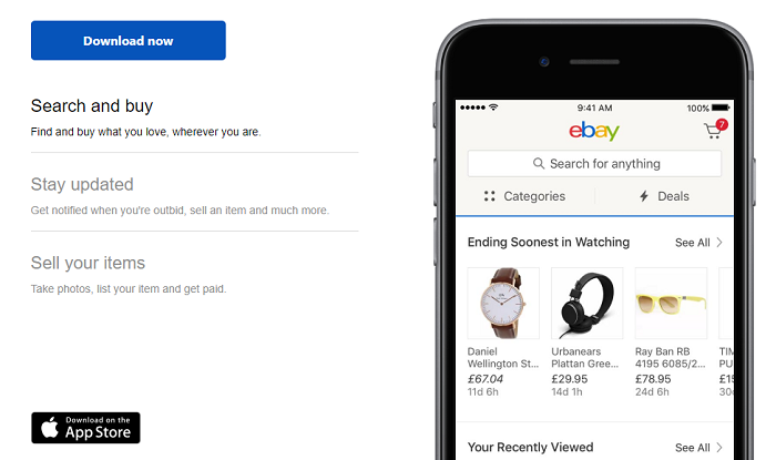 Go mobile with eBay