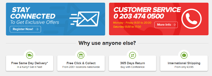 Euro Car Parts features Euro Car Parts features