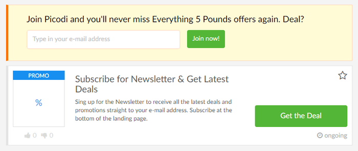 Everything 5 Pounds at Picodi Everything 5 Pounds at Picodi