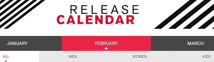 Foot Locker release calendar Foot Locker release calendar