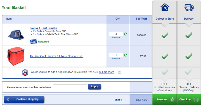 Outdoors basket Outdoors basket