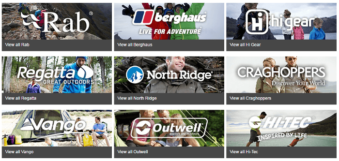 Outdoors offer Outdoors offer