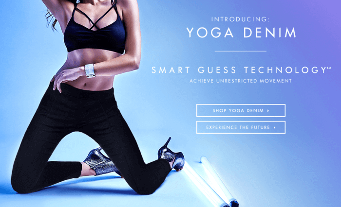 UK Guess Yoga Denim UK Guess Yoga Denim