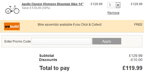 halfords bikes discount code 2020