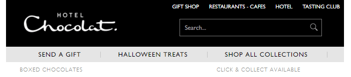Hotel Chocolat website Hotel Chocolat website