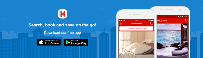 Use the mobile app to book on the go