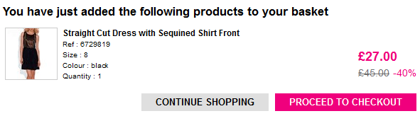 La Redoute buying process La Redoute buying process