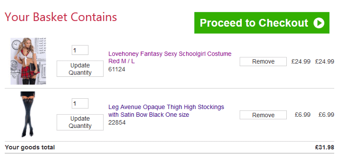 Lovehoney basket Lovehoney basket