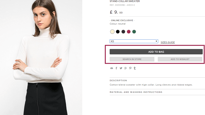 Mango online store shopping basket Mango online store shopping basket