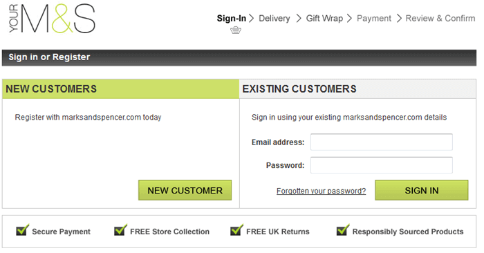 Marks & Spencer registration Marks & Spencer registration