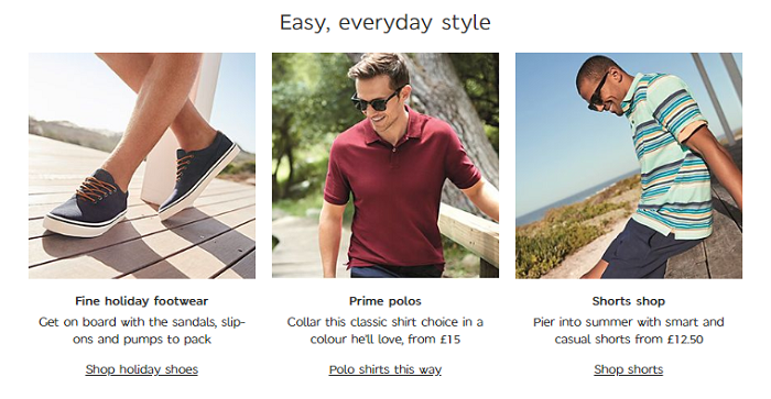 Men’s collections at M&S